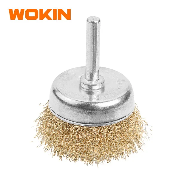 CUP TWIST WIRE BRUSH WITH NUT(INDUSTRIAL) – WOKIN TOOLS