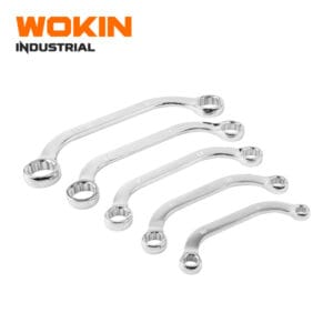 5PCS C TYPE DOUBLE RING SPANNERS SET